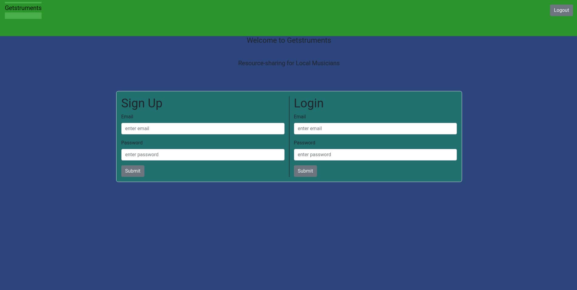 Image of Getstruments Website